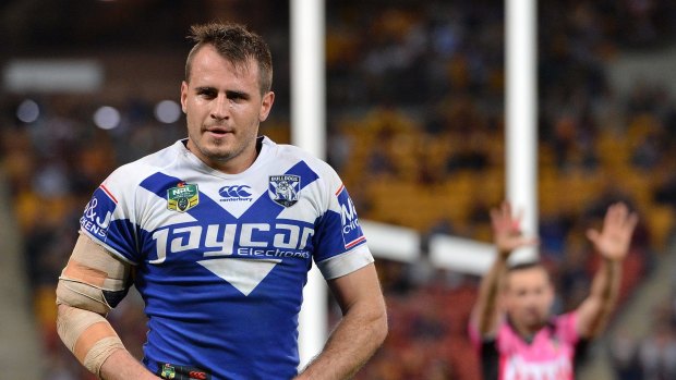 Charged: Josh Reynolds of the Bulldogs.