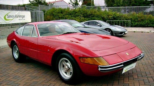 The 1972 Ferrari Daytona, thought to be worth between $1.5 million and $2 million.