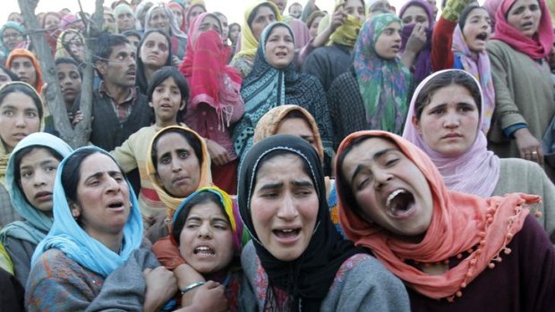 Casualties of war: Kashmiri women suffer most from mental health issues, with depression rates three times higher than those of males.