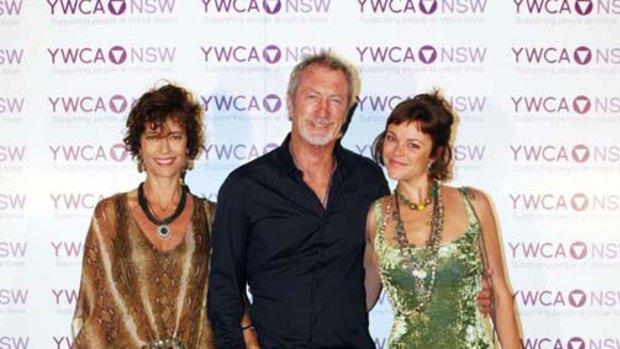 Rachel Ward and Bryan Brown with their daughter Matilda.