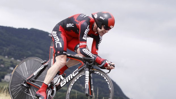 "I'm pretty happy with second for once" ... Cadel Evans, who has enjoyed a consistent season of steady improvement.