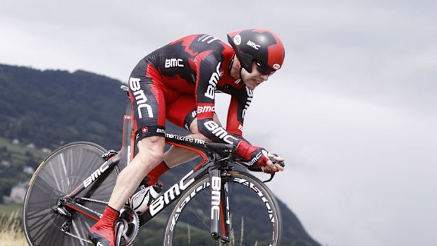 "I'm pretty happy with second for once" ... Cadel Evans, who has enjoyed a consistent season of steady improvement.