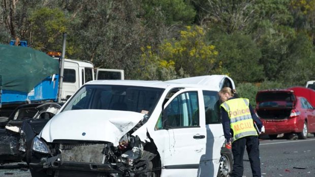 Twenty-one-year-old was killed in a five-car crash on the Ring Road this morning.