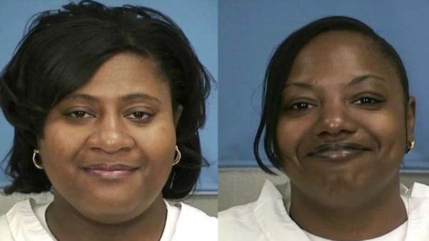 Donor dilemma ... Gladys Scott (right) must donate a kidney to her sister, Jamie, to secure their release from jail.