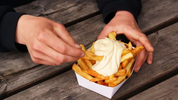 Wherever you go in Brussels, Antwerp or Bruges, no-frills friteries can be found, serving hot, fried potato sticks for a few euros. 
