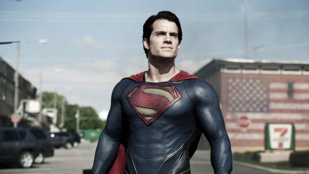 Henry Cavill plays the latest incarnation of Superman.