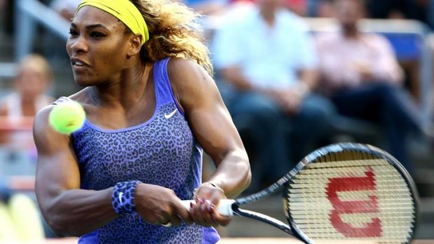 Back on song: Serena Williams.