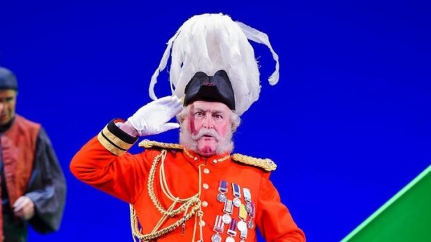 Andrew Shore plays Major-General Stanley in the English National Opera's <i>Pirates of Penzance</i>.