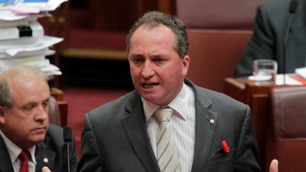 "You have to understand that no car in the whole world is produced without some form of subsidy" ... Senator Barnaby Joyce.