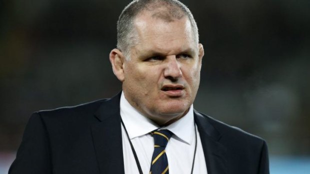 Head scratcher: Wallabies coach Ewen McKenzie now has injuries to Pat McCabe and Nathan Charles to add to his troubles.
