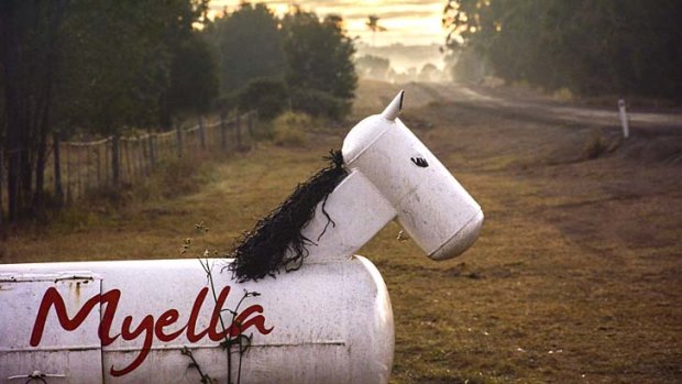 Pony express: This horse that all may ride is the mailbox at Myella, Gladstone.