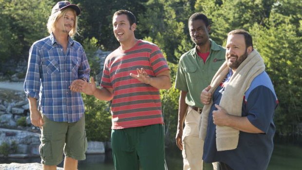 Comedic actor Adam Sandler still holds audiences' favour with <i>Grown Ups 2</i>.