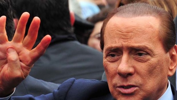 Facing trial ... Silvio Berlusconi
