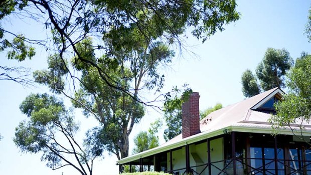 D'Arenberg's restaurant is in a 19th-century homestead.