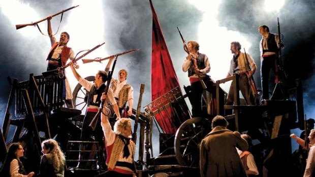 Beyond the barricade: the British <i>Les Mis</i> cast.
