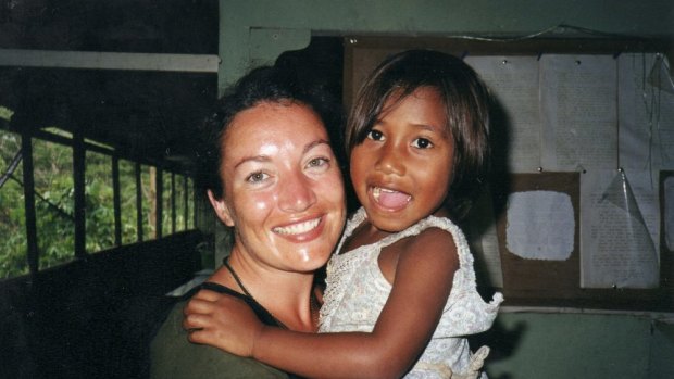 Tamara Harding while serving in East Timor.