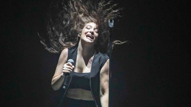 Lorde performing recently at Auckland's Vector Arena.