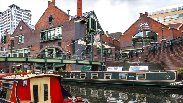 Gas Street Basin is a canal basin in Birmingham city centre.