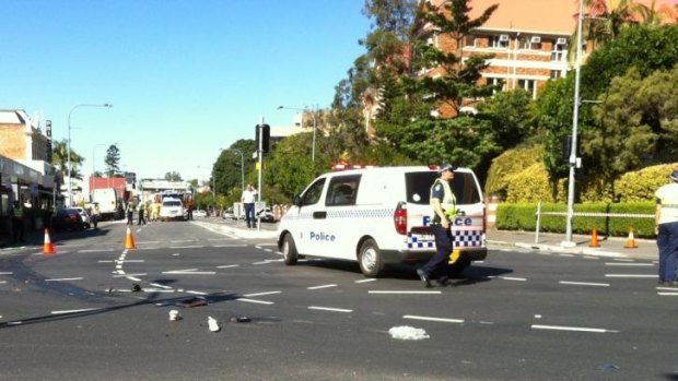 A young cyclist has been killed in a crash with a semi-trailer.