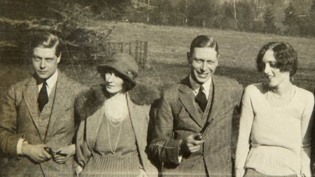 The two couples called themselves The Four Do's, from left, Prince Edward and Freda Dudley Ward, Prince Albert and Sheila Chisholm.