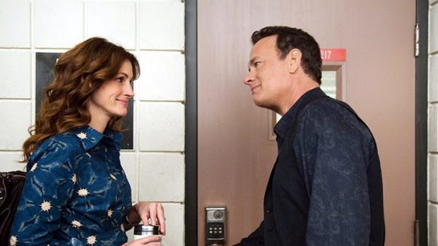Shown the door? ... Julia Roberts and Tom Hanks failed to set the box office alight with <i>Larry Crowne</i>.