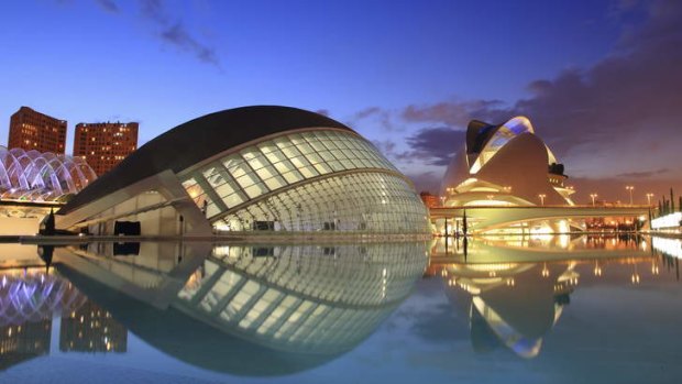 Sit back: Valencia's futuristic Arts and Science City.