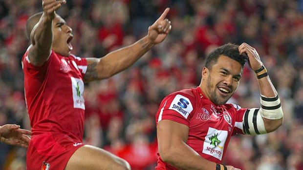 Will Genia and Digby Ioane ... identified by the Chiefs as the two Reds most likely to break through their defence.