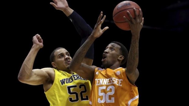 Handy acquisition: Melbourne United recruit Jordan McRae during his college days with Tennessee.
