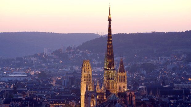Tribute ... impressive Rouen Cathedral.
