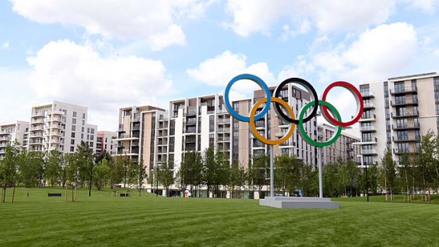 Going green: The athletes' village for the Olympics.