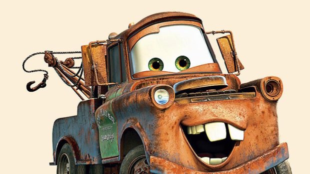Beep, beep, beep, beep, yeah! Mater from the <em>Cars</em> films.