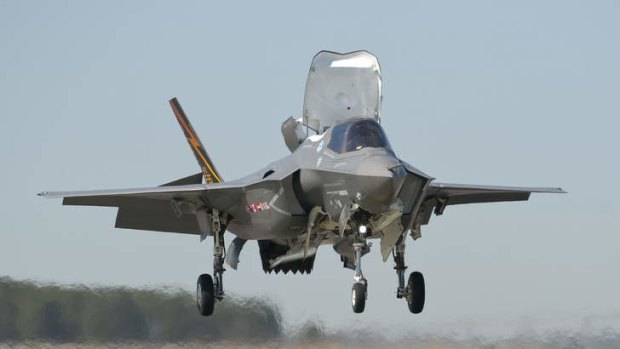 The F-35 Lightning II, also known as the Joint Strike Fighter.