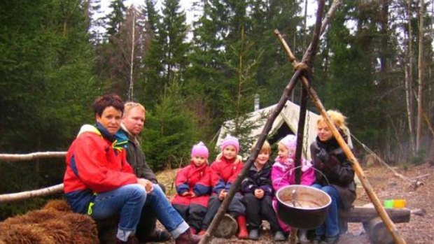 The great outdoors &#8230; Scandinavia's childcare is rated the best in the world.