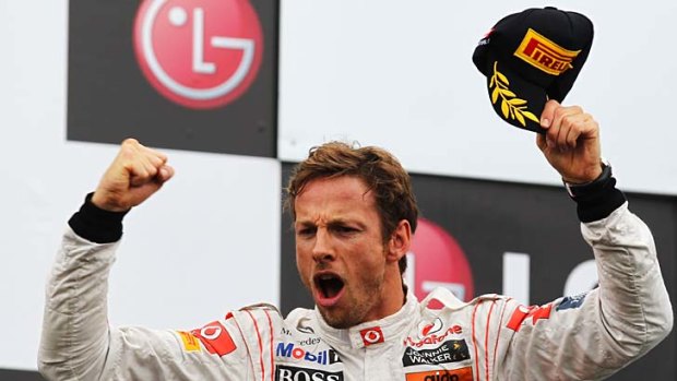 Winner ... Jenson Button.
