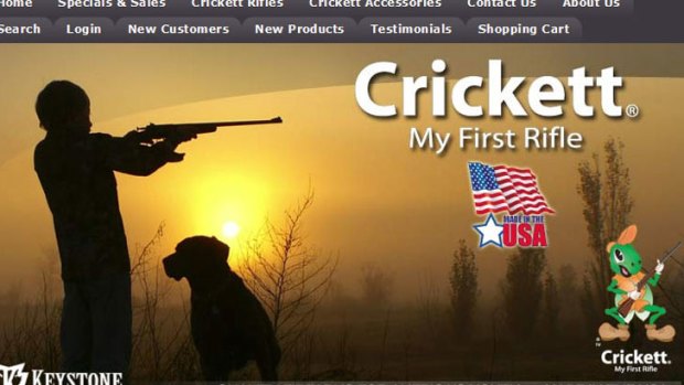 My first rifle: Crickett sells guns designed for children.