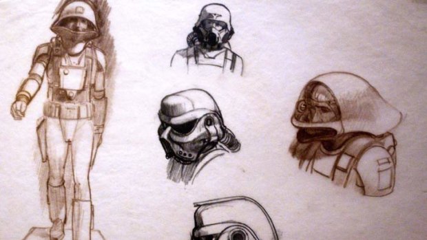 Ralph McQuarrie's images for Stormtroopers