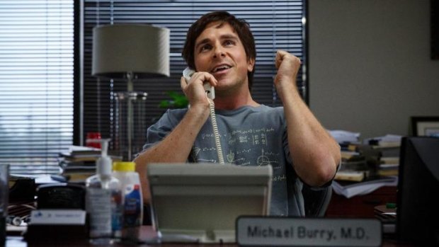 Christian Bale as the eccentric Michael Burry in <i>The Big Short</i>.