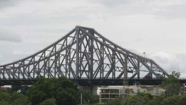 Brisbane's Story Bridge ... where Kim Patterson was found dead.