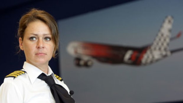 Sophie Blanchard is the first woman to captain a plane for Abu Dhabi's Etihad Airways.