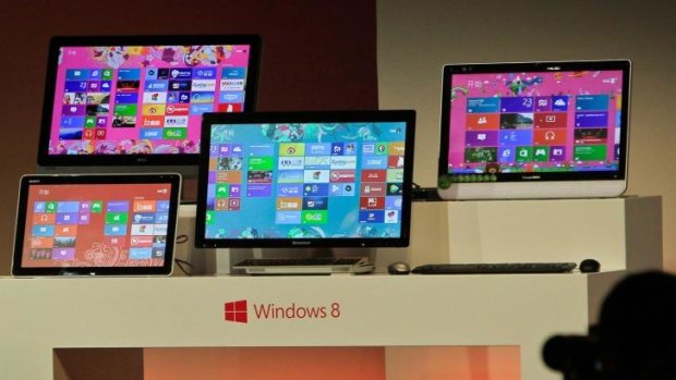 Banned in China: Windows 8, Microsoft's latest OS for desktop PCs and tablets.