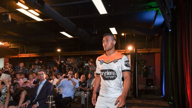 Gambling allegations: West Tigers' Tim Simona is being investigated.