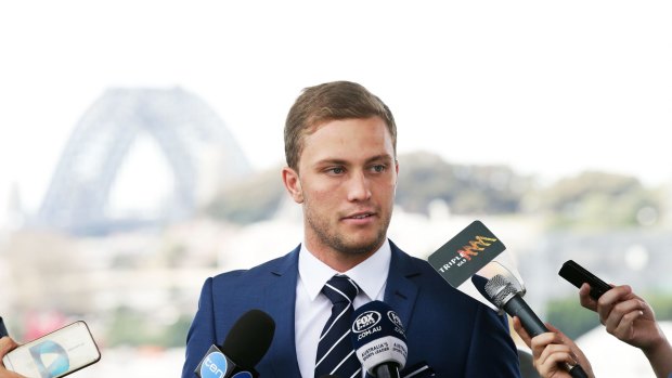Ball-playing fullback: Penrith's Matt Moylan is one of five new faces in Laurie Daley's NSW side.