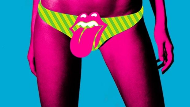 Uncensored artwork for the Rolling Stones 'Exhibitionism' event at the Saatchi Gallery.