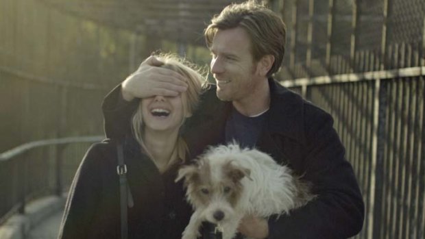 Paws and effect ... Anna (Melanie Laurent), Oliver (Ewan McGregor) and Arthur begin a new life together.