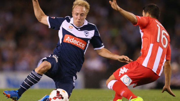 Stand-off: Melbourne Victory are playing hardball with J-League club Cerezo over the services of midfielder Mitch Nichols.