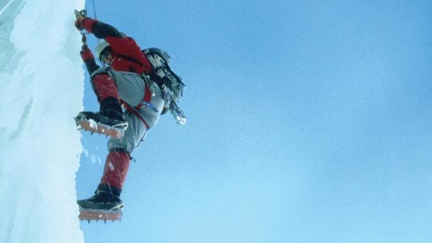 Brendan Mackey in Kevin Macdonald's film "Touching The Void".
