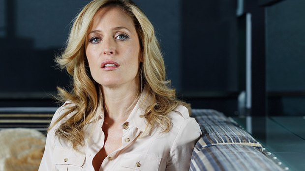 Former <I>X-Files</i> star Gillian Anderson was the inspiration for the character of Sam Hunter.