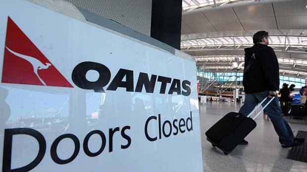 Check-out ... Qantas says it does not expect compulsory redundancies.