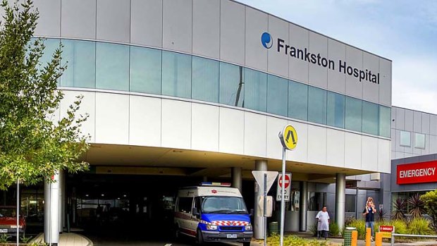 Frankston Hospital treated 50 per cent of patients on time.