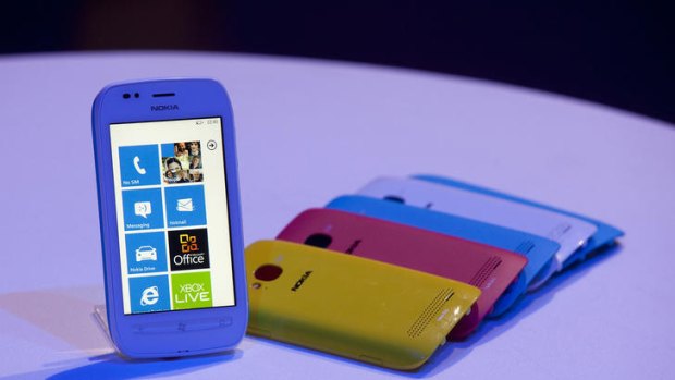 A Nokia Lumia 710.